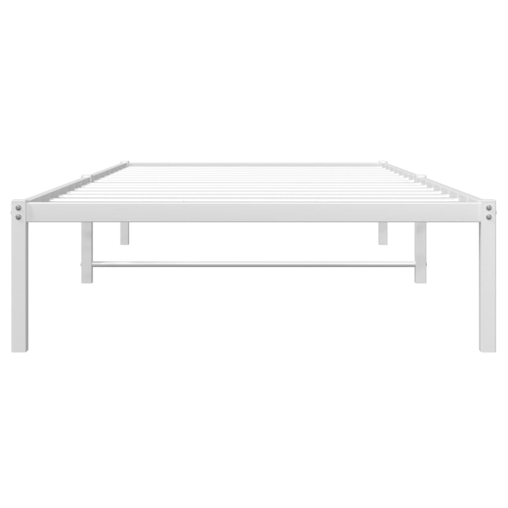 Estrutura de cama 100x200 cm metal branco
