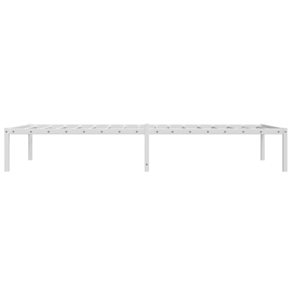 Estrutura de cama 100x200 cm metal branco