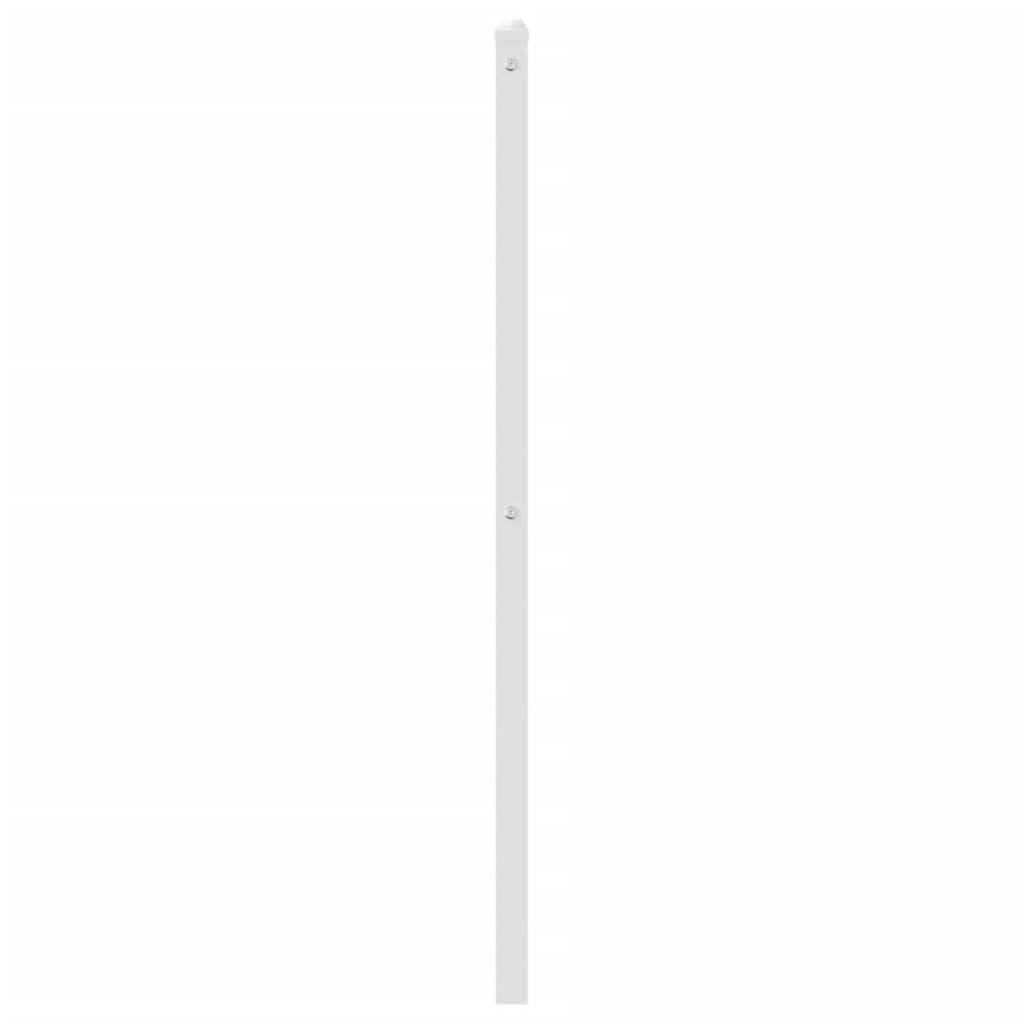 Cabeceira de cama 100 cm metal branco