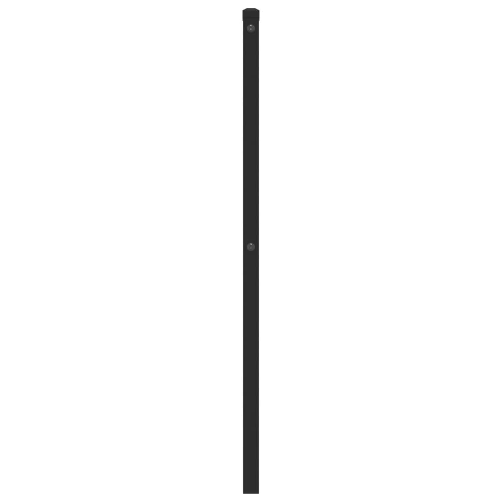 Cabeceira de cama 80 cm metal preto