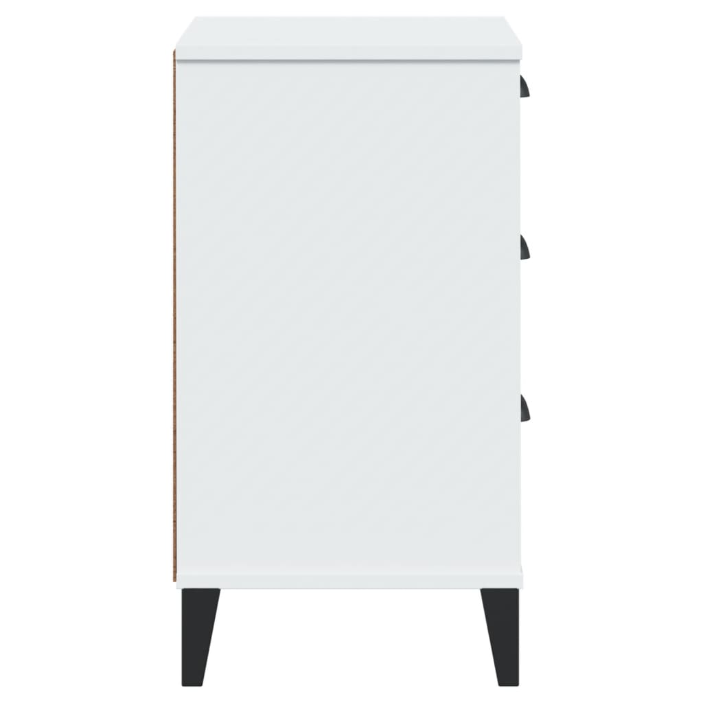 Mesa de cabeceira VIKEN derivados de madeira branco