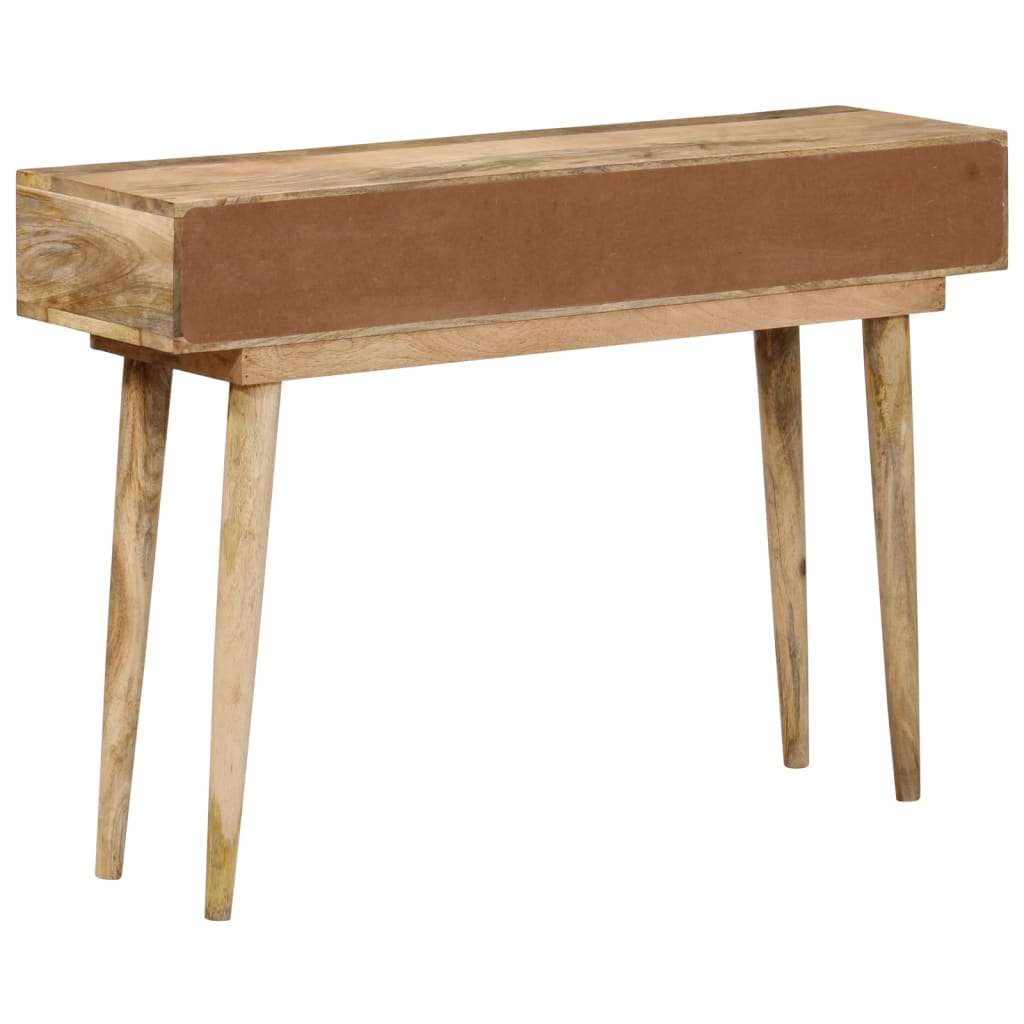 Mesa consola 110x30x75 cm madeira de mangueira maciça