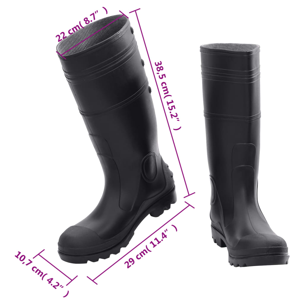 Galochas tamanho 38 PVC preto