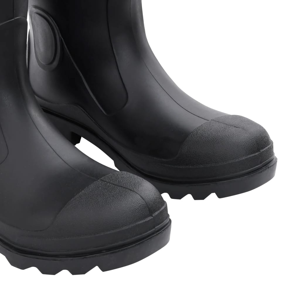 Galochas com meias removíveis tamanho 38 PVC preto