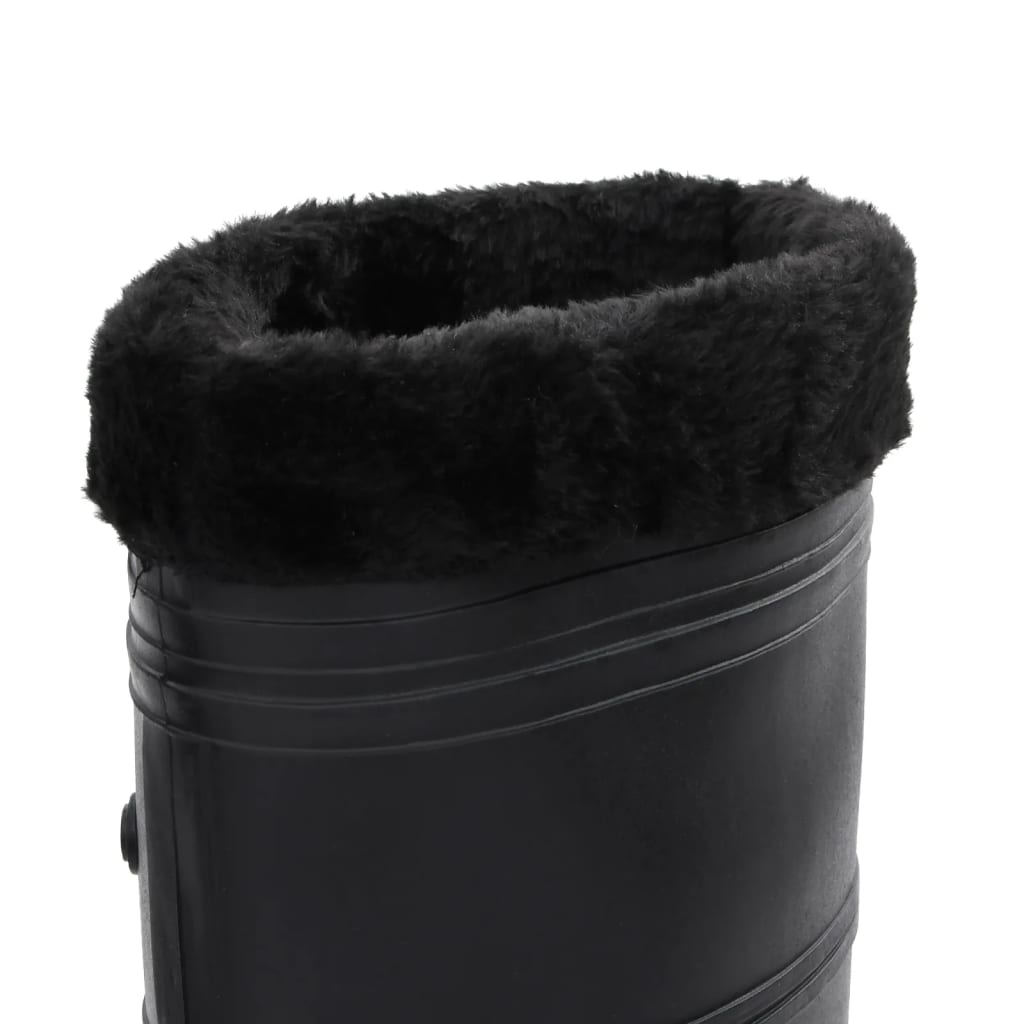 Galochas com meias removíveis tamanho 38 PVC preto