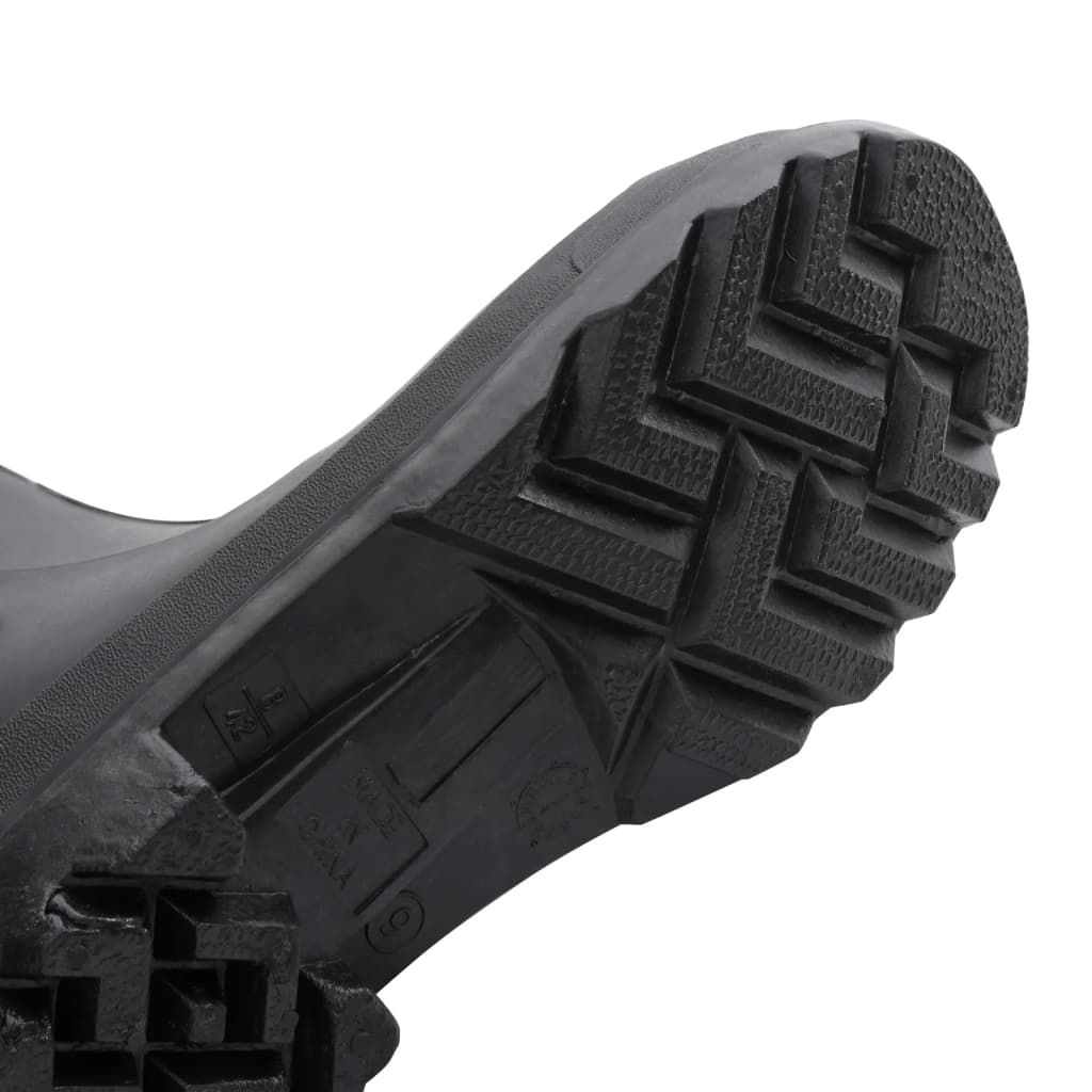 Galochas com meias removíveis tamanho 38 PVC preto