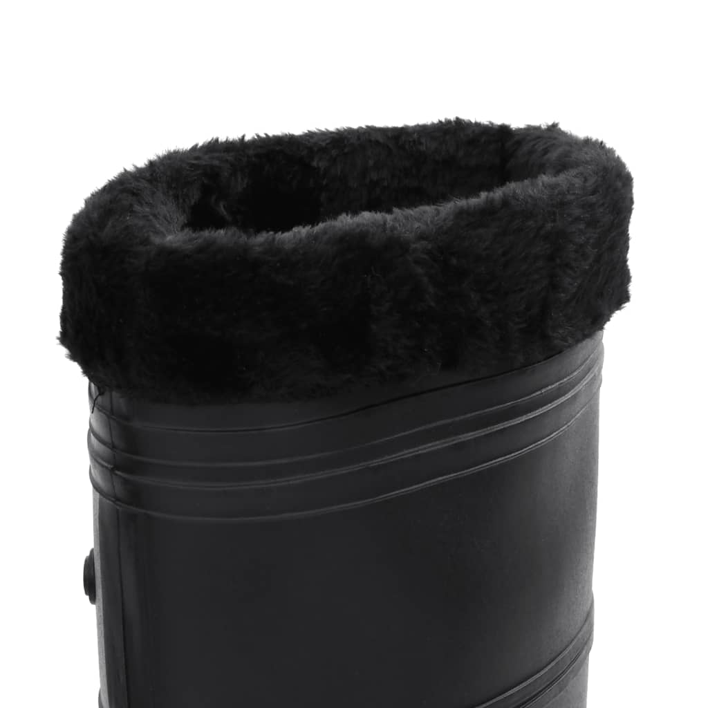 Galochas com meias removíveis tamanho 38 PVC preto