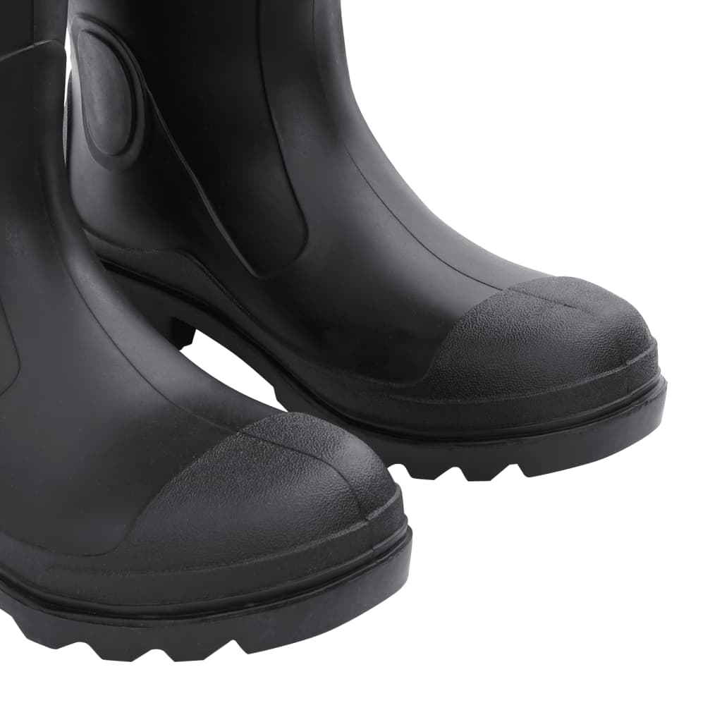 Galochas com meias removíveis tamanho 38 PVC preto