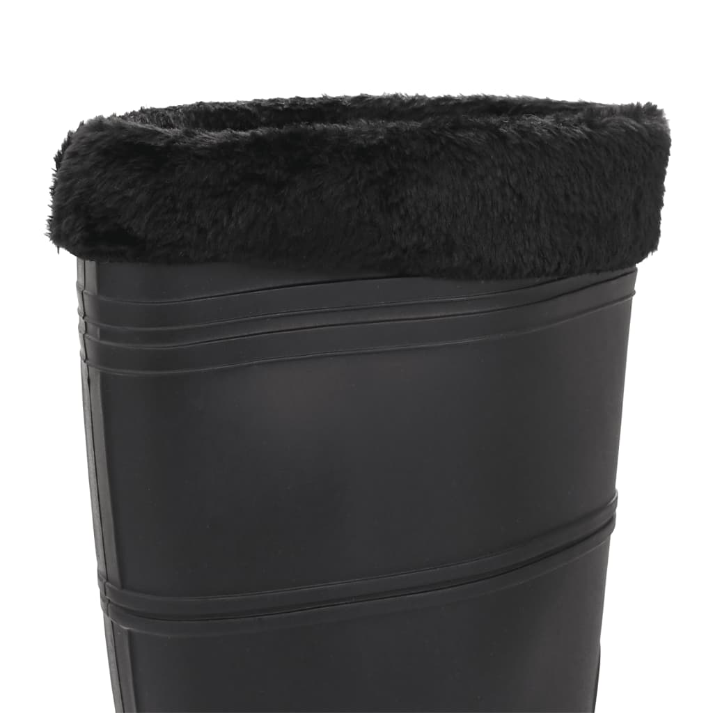 Galochas com meias removíveis tamanho 38 PVC preto