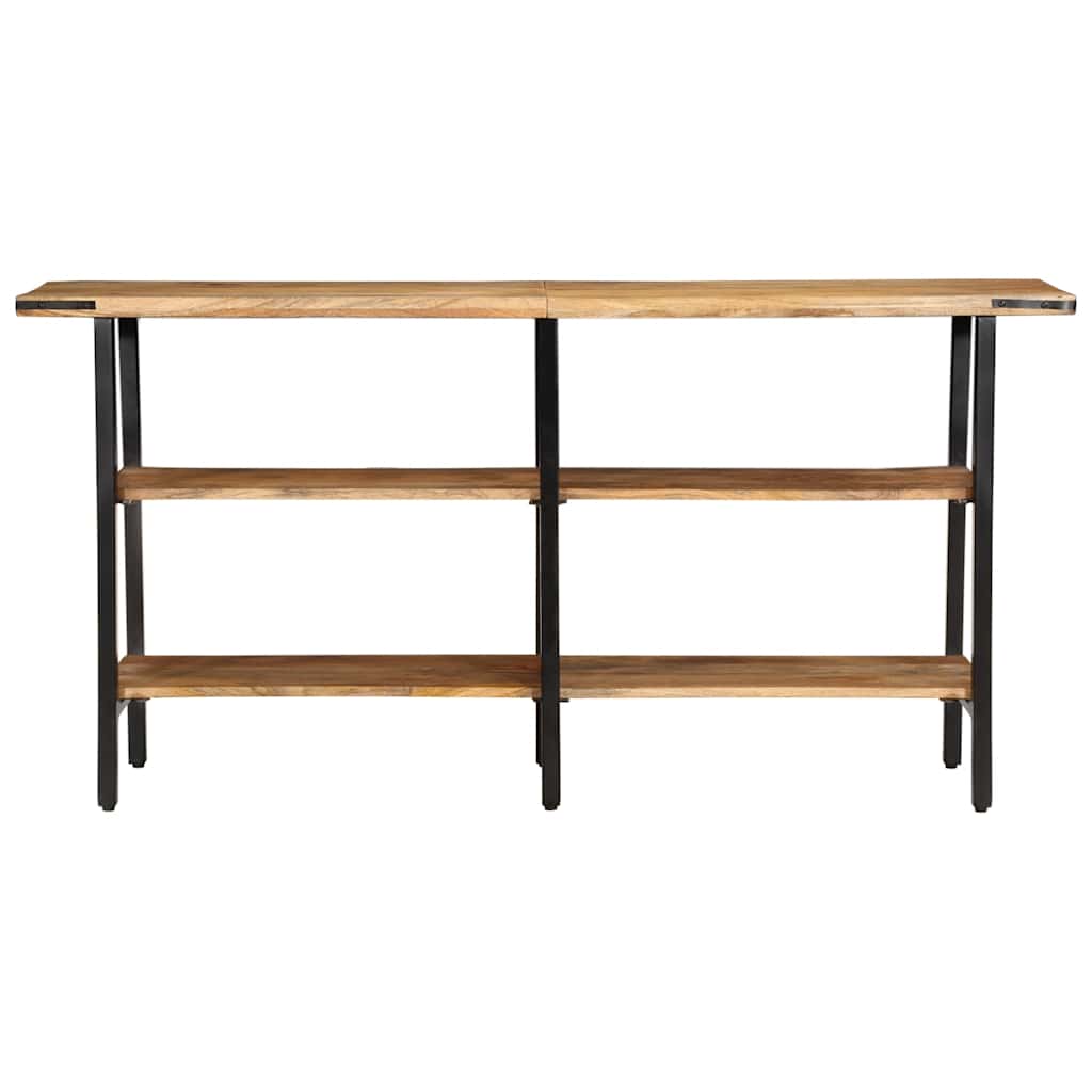 Mesa consola 140x35x70 cm madeira de mangueira maciça