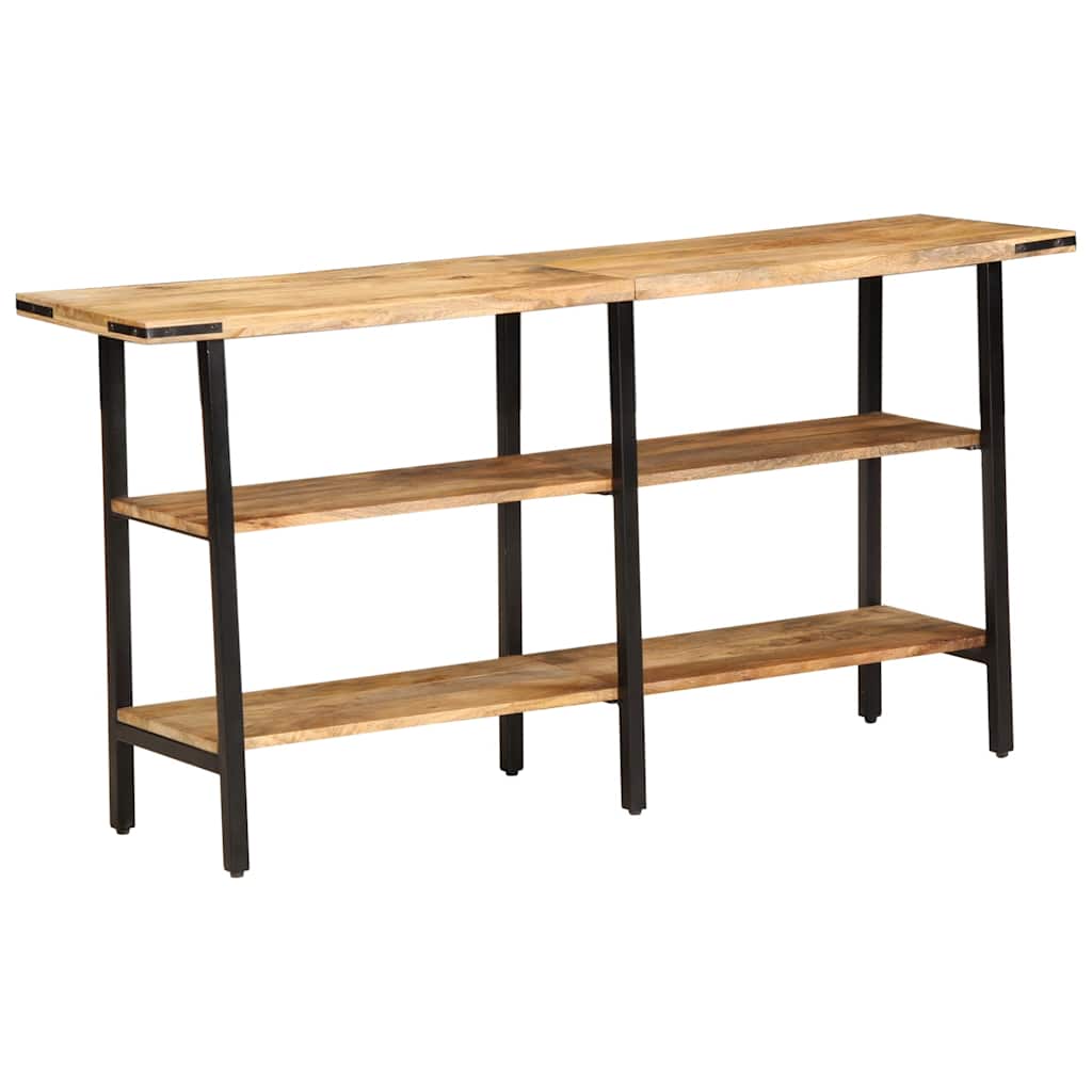 Mesa consola 140x35x70 cm madeira de mangueira maciça