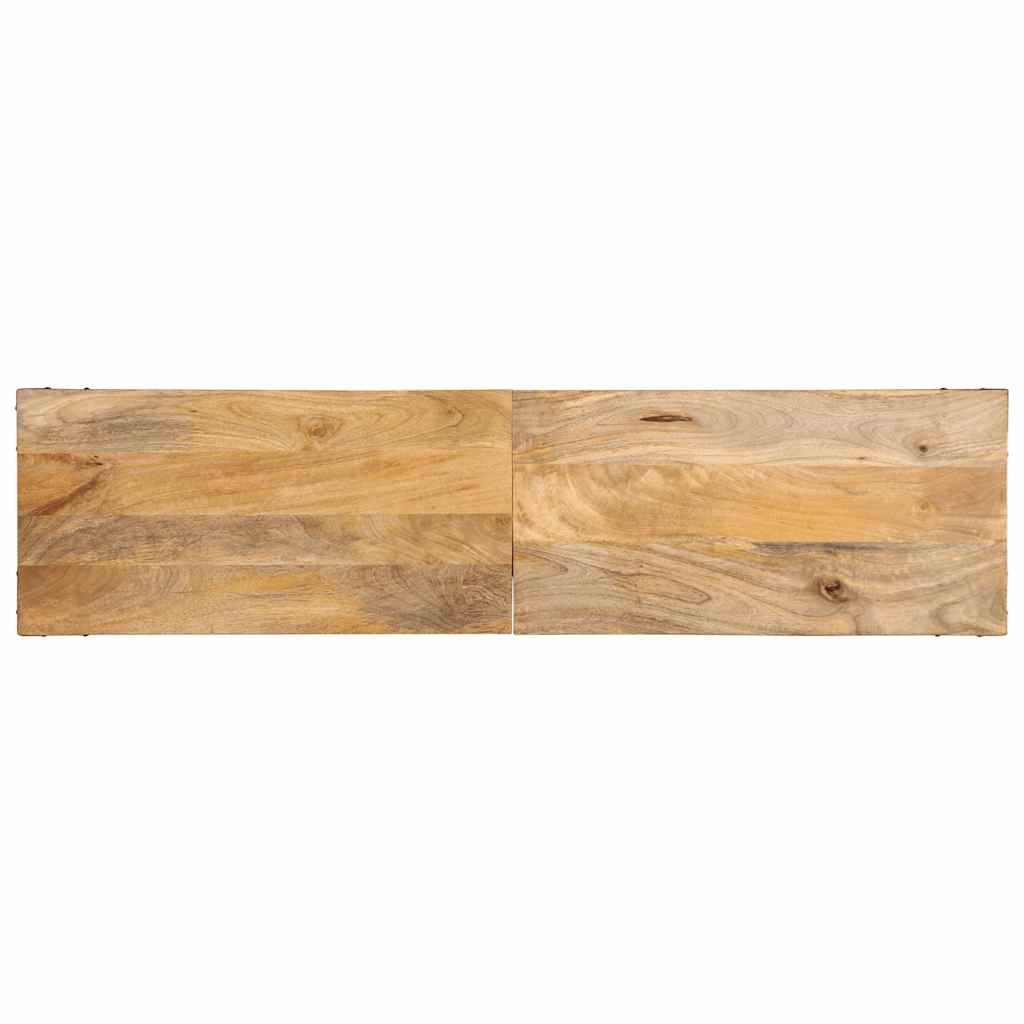 Mesa consola 140x35x70 cm madeira de mangueira maciça