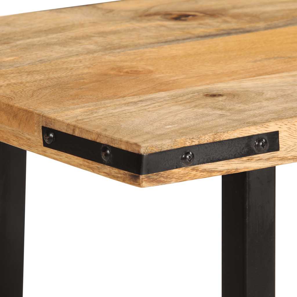 Mesa consola 140x35x70 cm madeira de mangueira maciça