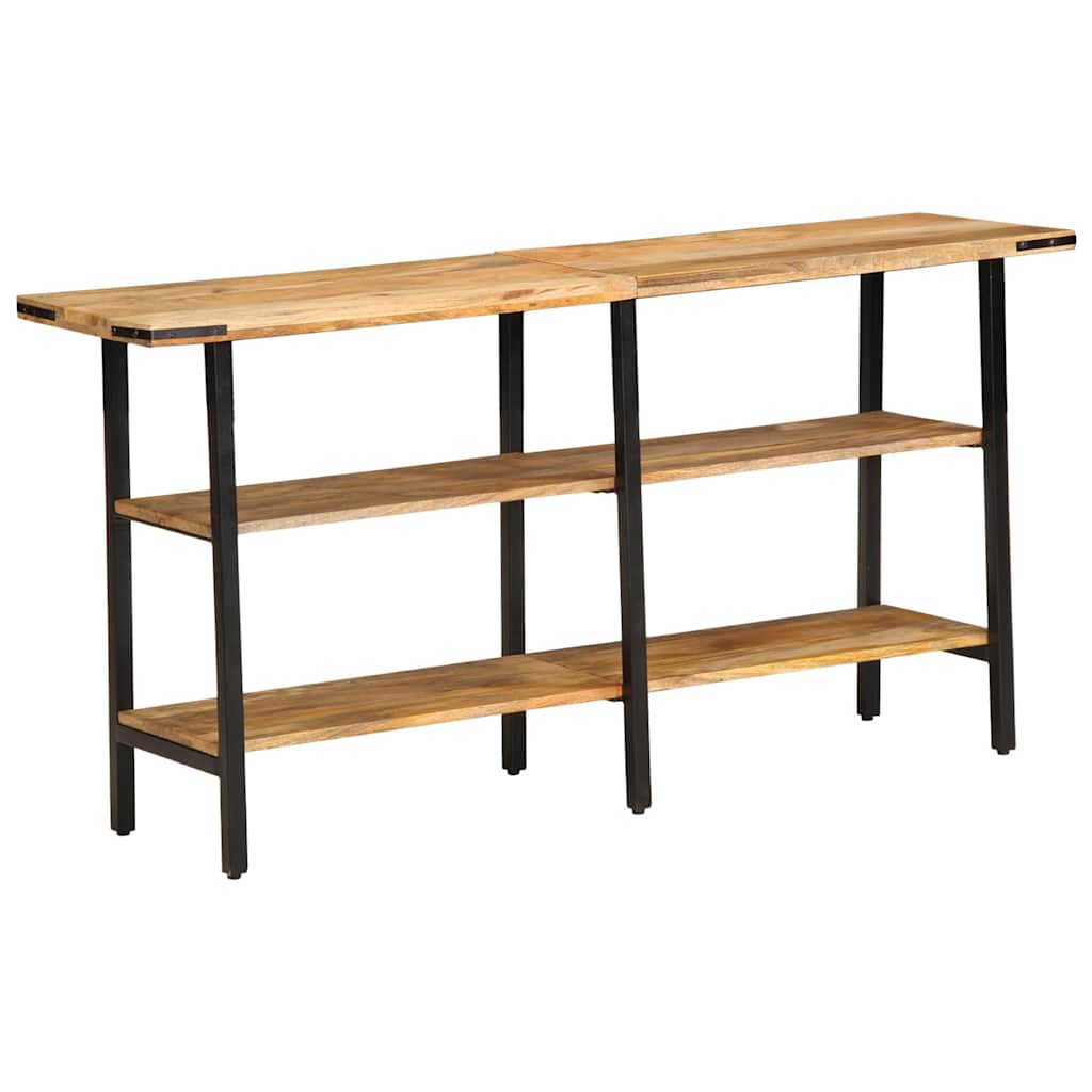 Mesa consola 140x35x70 cm madeira de mangueira maciça
