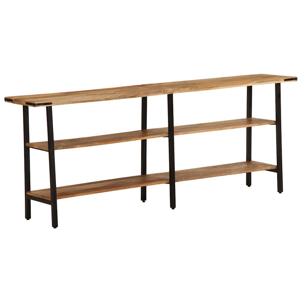 Mesa consola 180x35x70 cm madeira de mangueira maciça