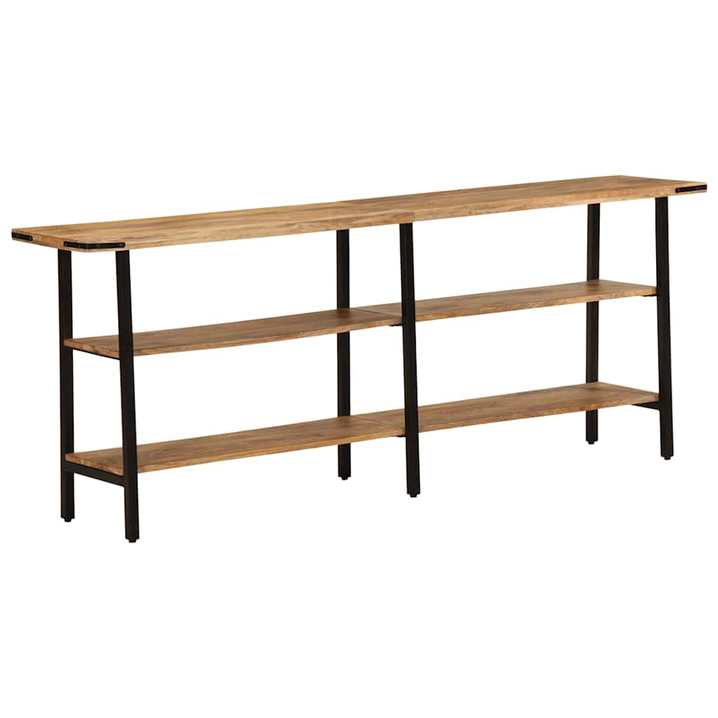 Mesa consola 180x35x70 cm madeira de mangueira maciça