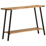 Mesa consola 110x30x75 cm madeira de mangueira maciça