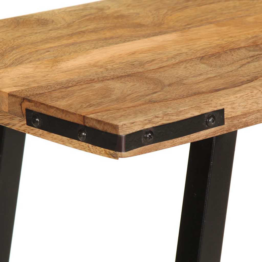 Mesa consola 110x30x75 cm madeira de mangueira maciça
