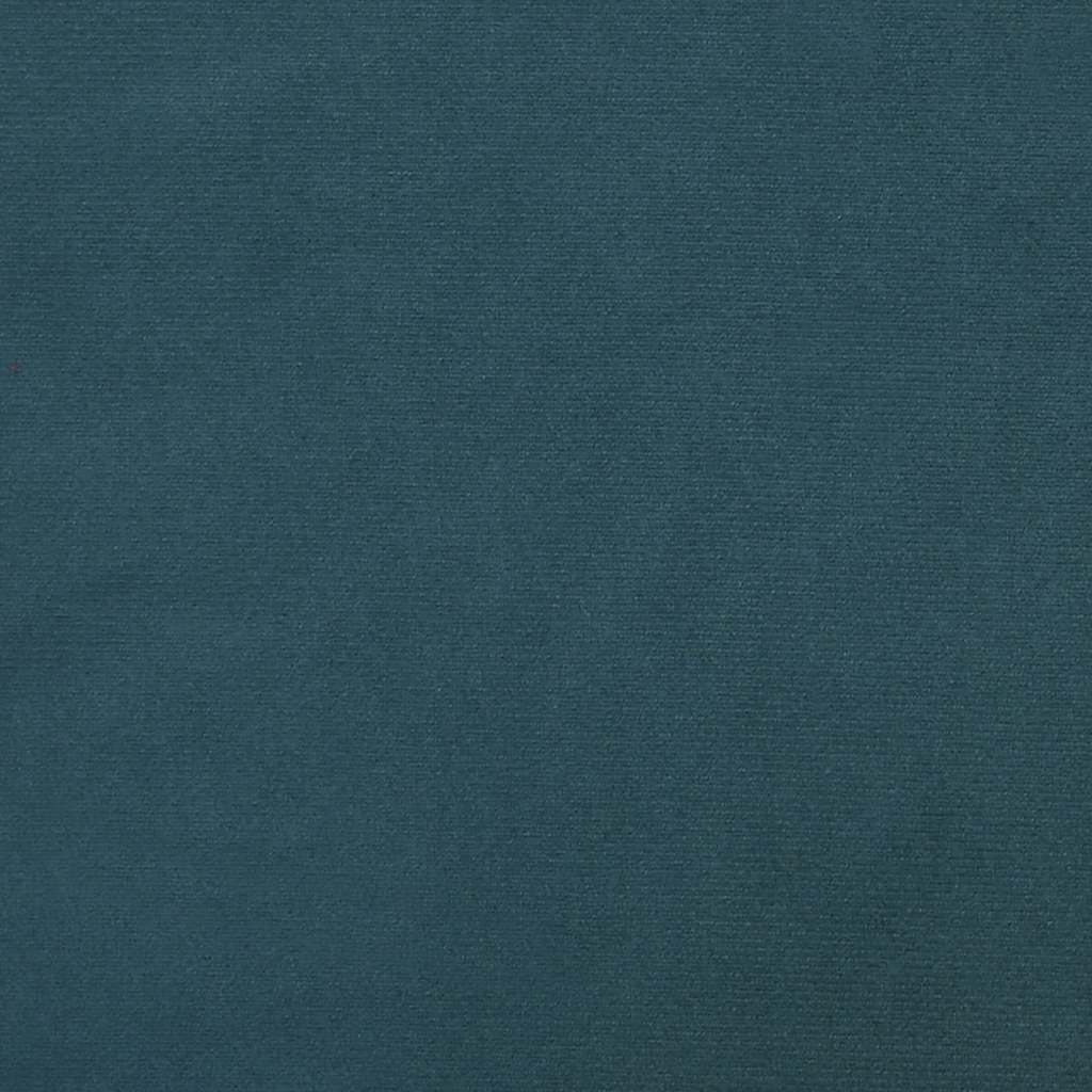Sofá-cama de 2 lugares veludo azul