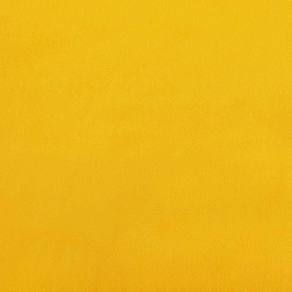 Sofá-cama de 2 lugares veludo amarelo