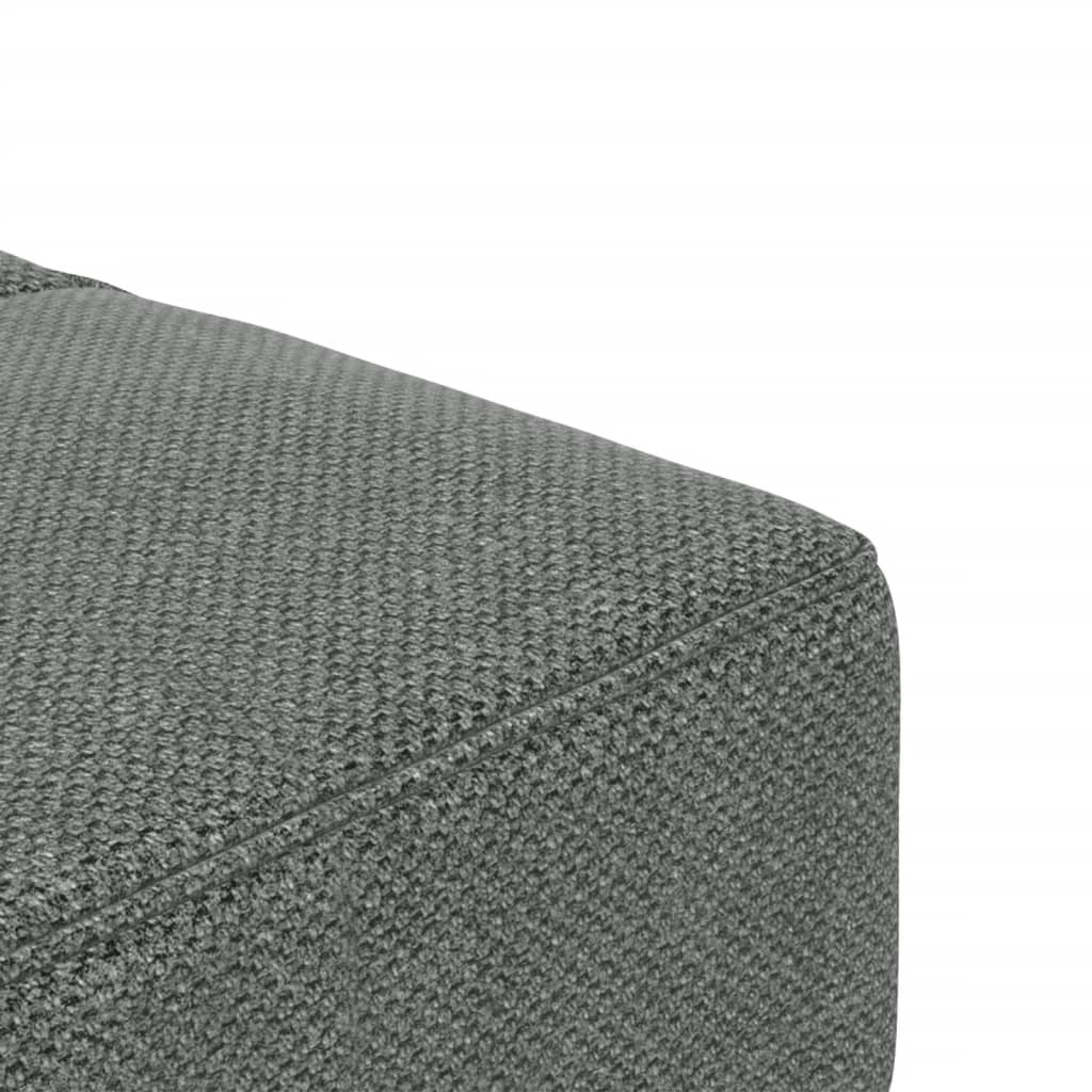 Sofá-cama 2 lugares com duas almofadas tecido cinzento-escuro
