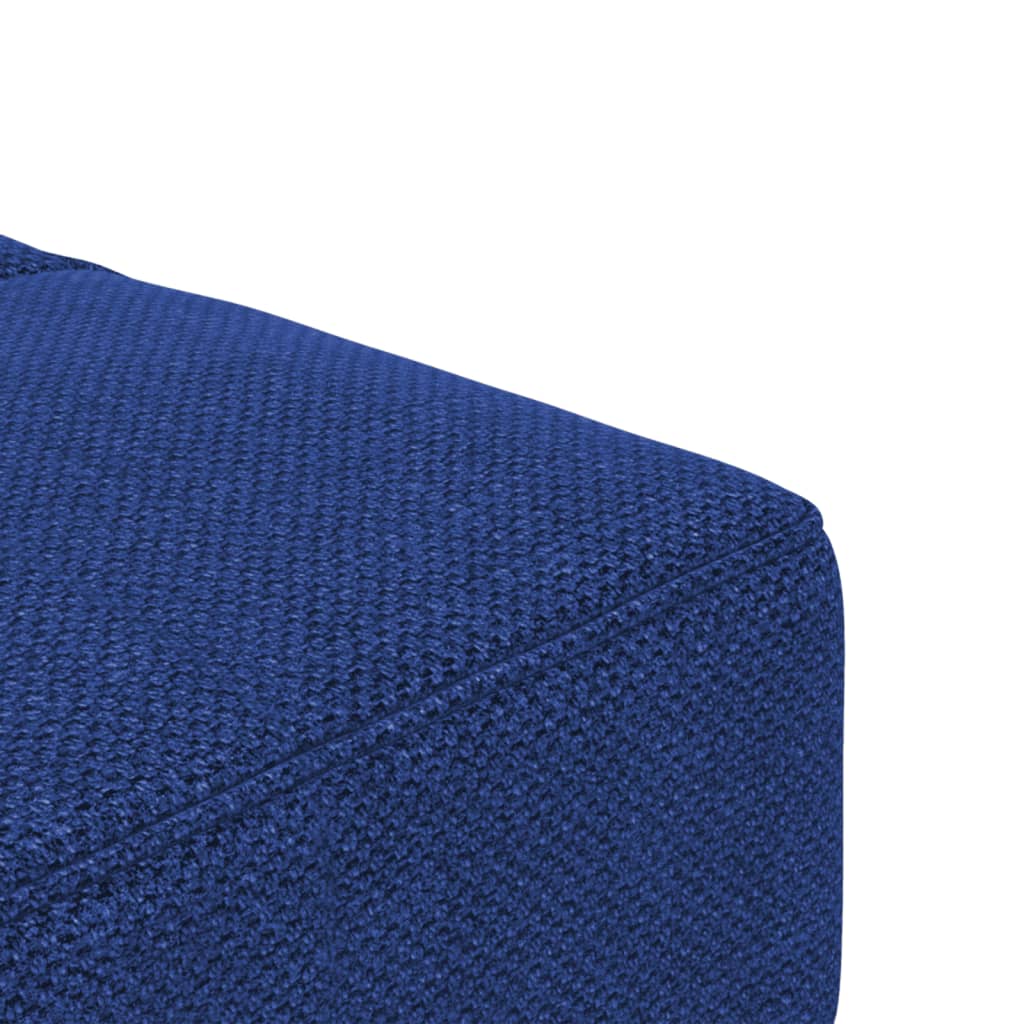 Sofá-cama 2 lugares com duas almofadas tecido azul