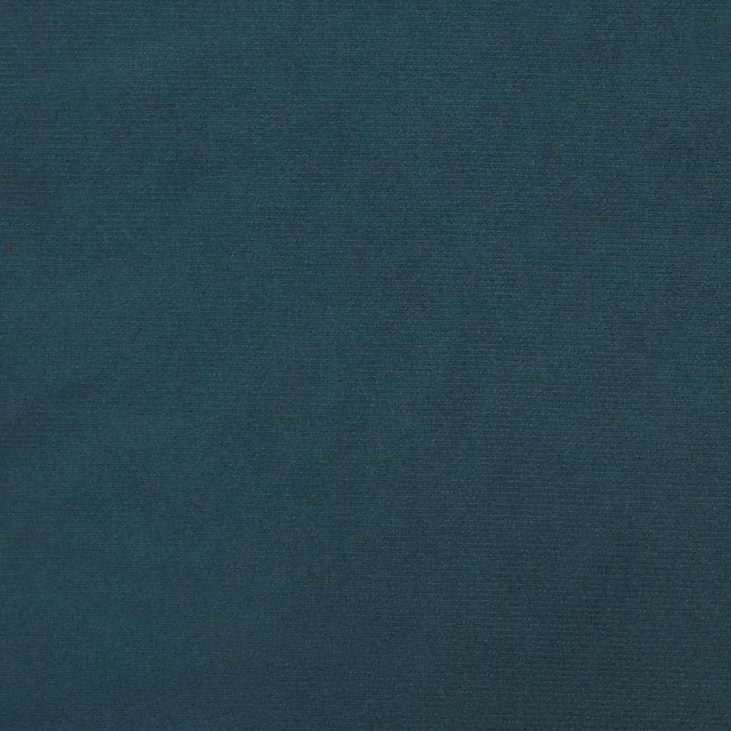 Sofá-cama de 2 lugares veludo azul