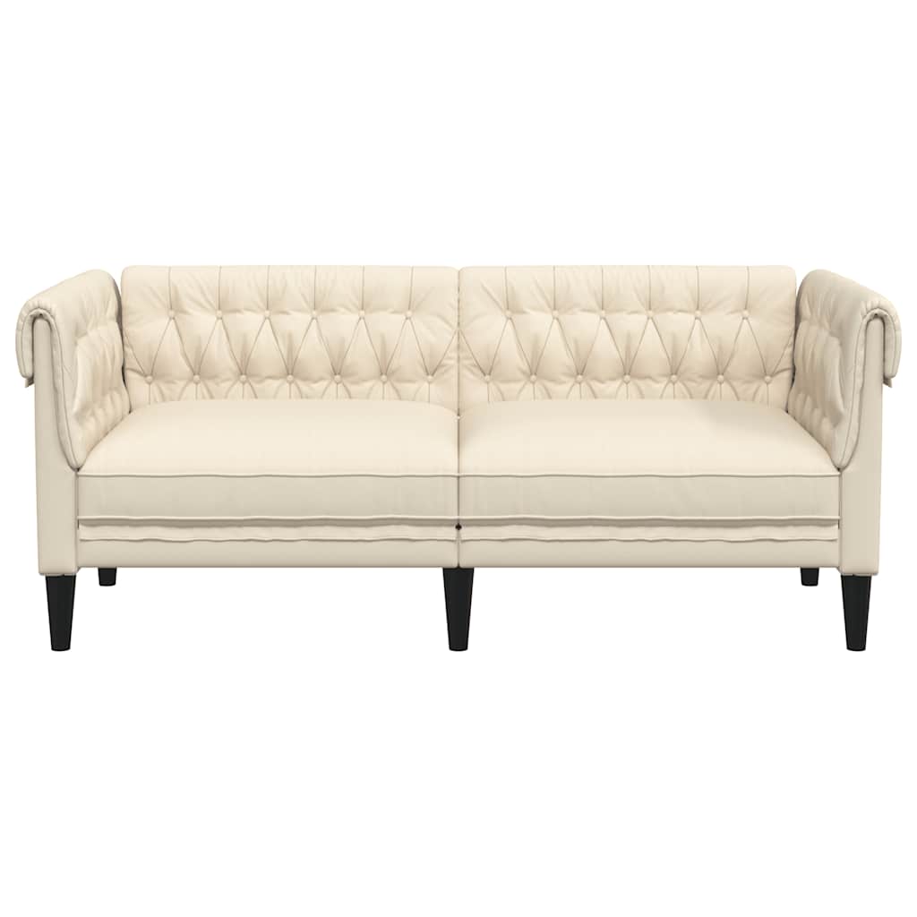 Sofá chesterfield 2 lugares linho