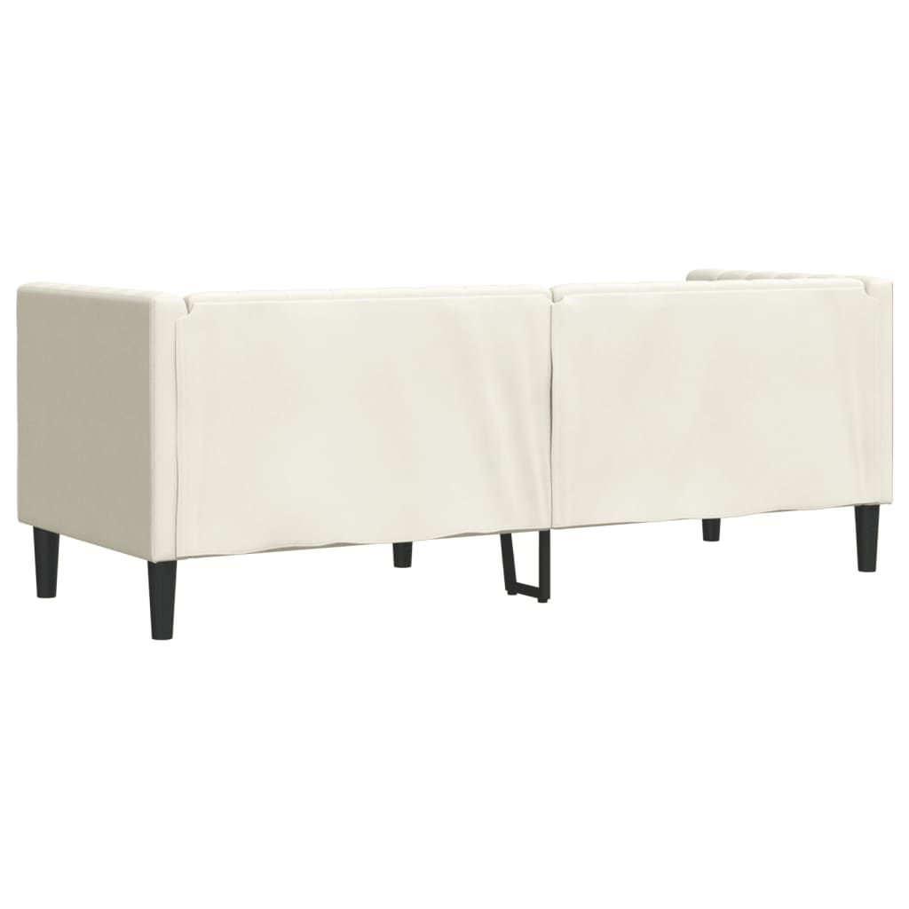 Sofá chesterfield com rolos 3 lugares veludo rosa