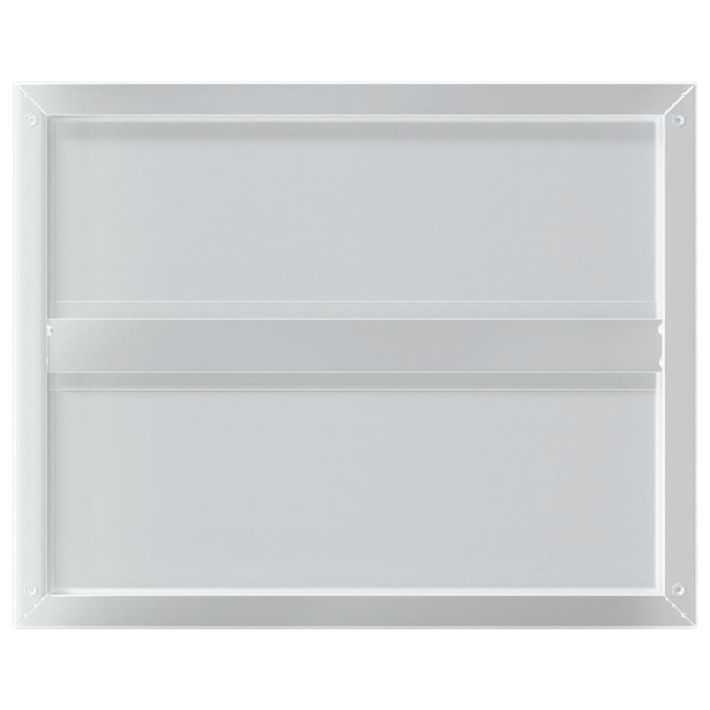 Prateleiras de parede 2 pcs 50x40x3 cm aço inoxidável prateado