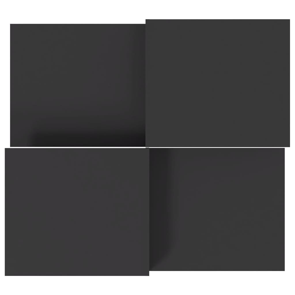 Mesas de centro 2 pcs derivados de madeira cinzento