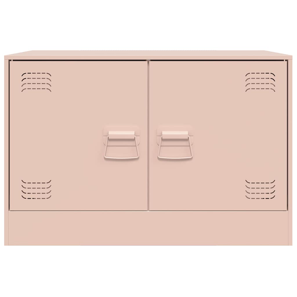Móvel de TV 67x39x44 cm aço rosa