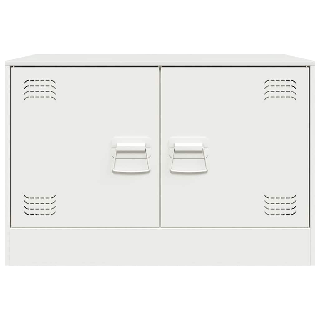 Móvel de TV 67x39x44 cm aço branco