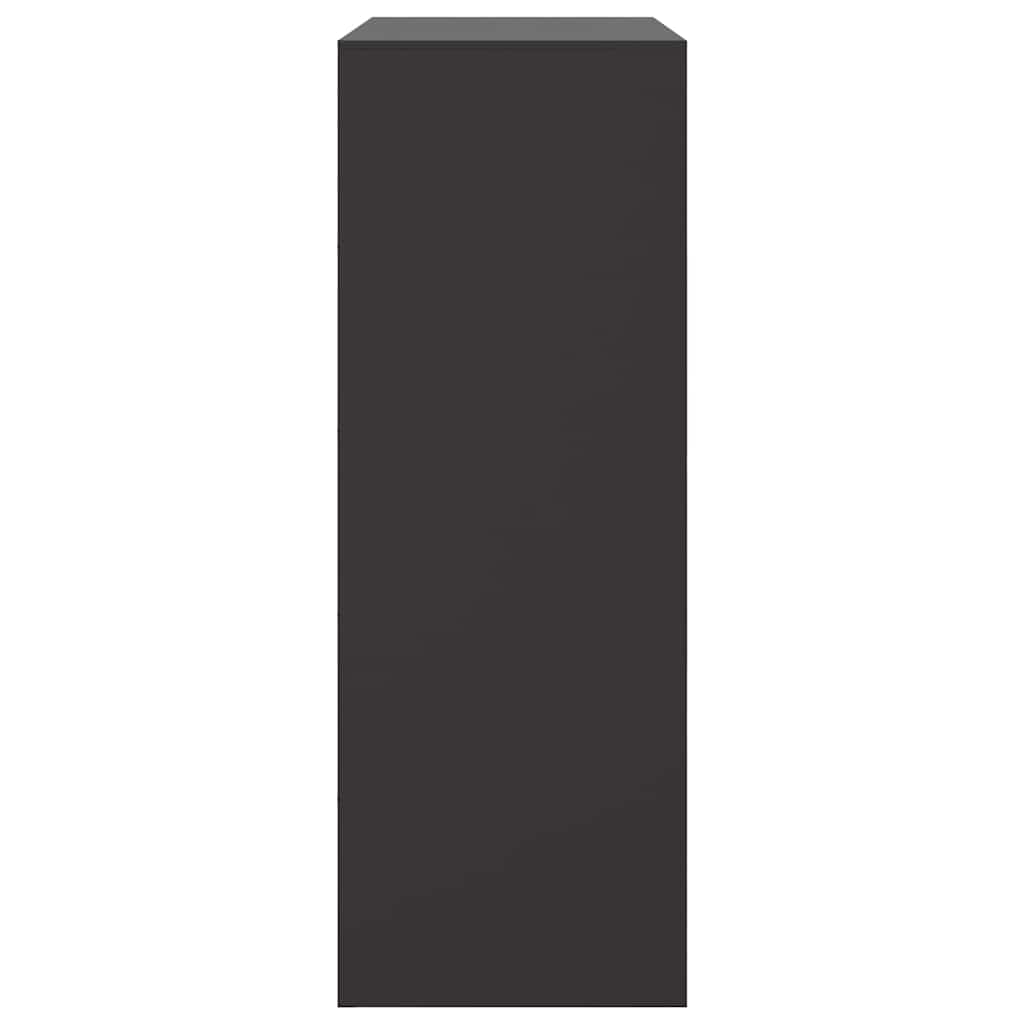 Aparador 67x39x107 cm aço preto