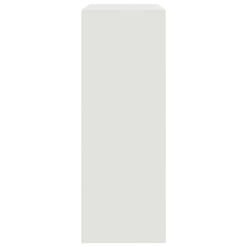 Aparador 67x39x107 cm aço branco