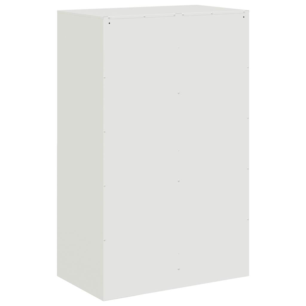 Aparador 67x39x107 cm aço branco