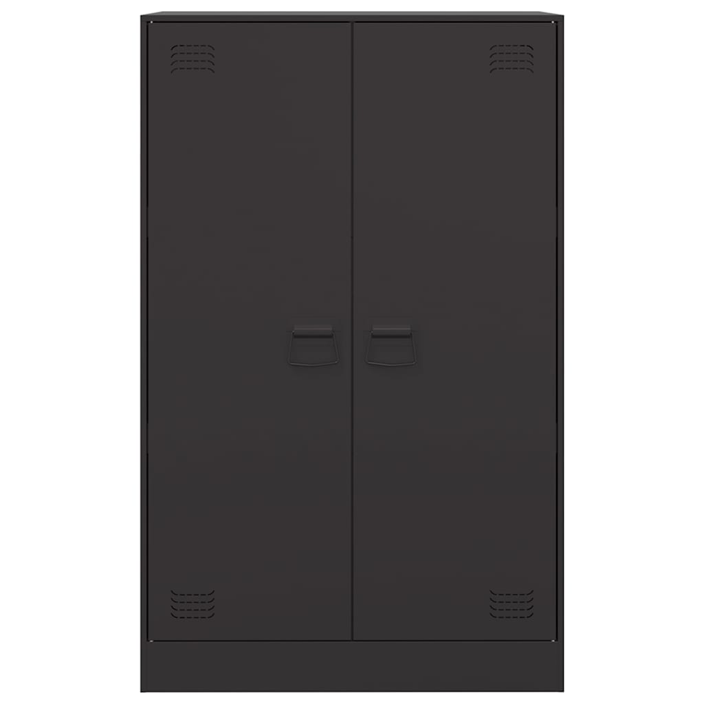 Aparador 67x39x107 cm aço preto