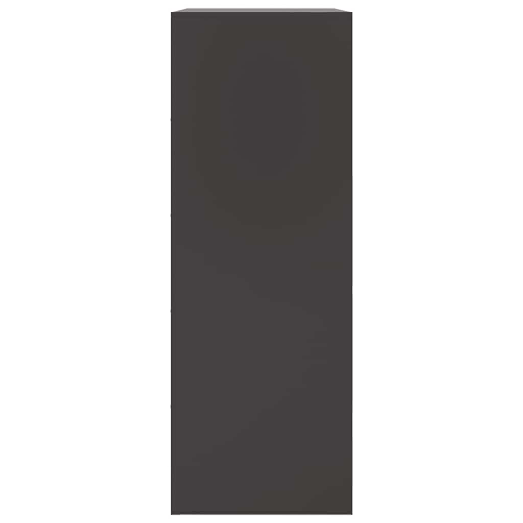 Aparador 67x39x107 cm aço preto