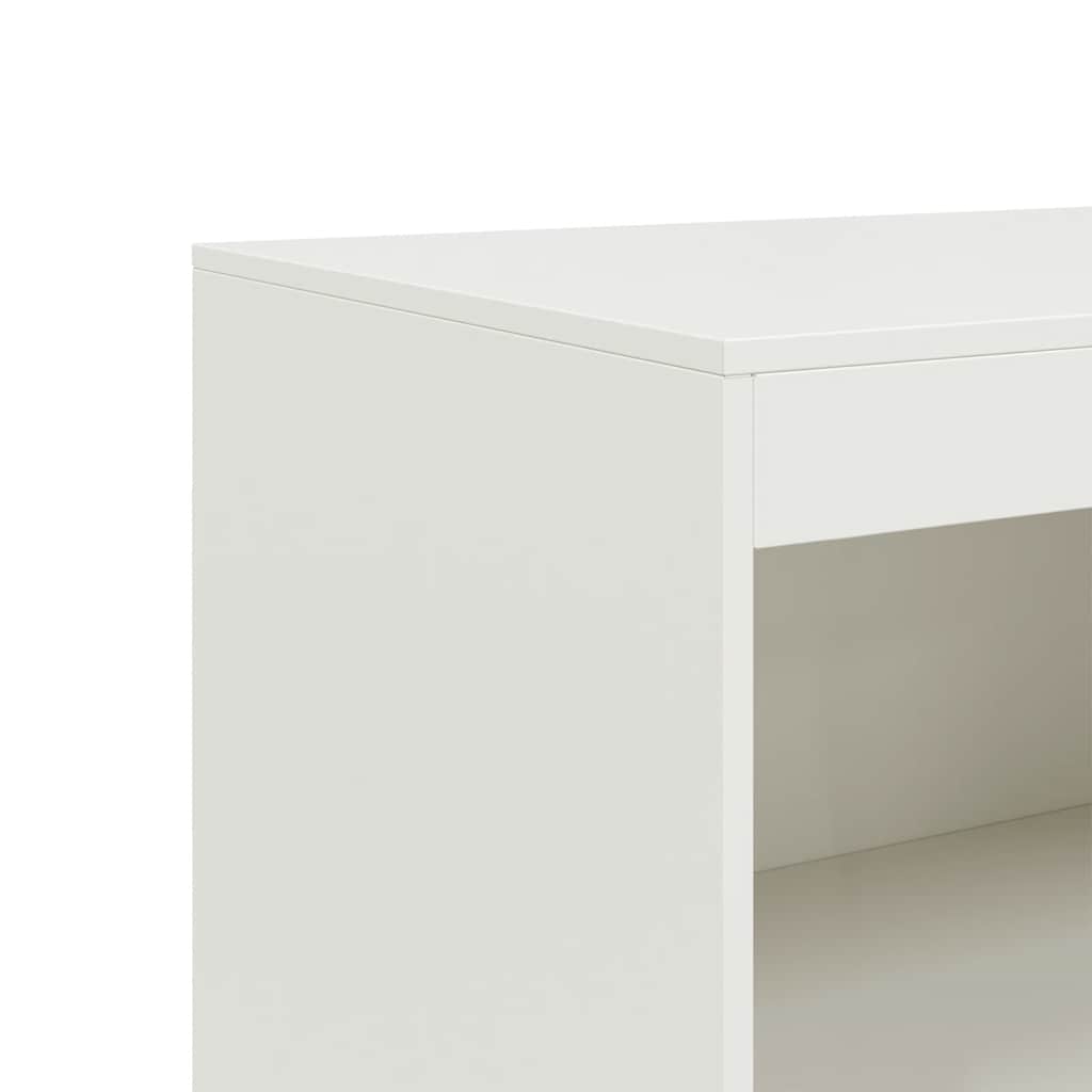 Aparador 67x39x107 cm aço branco