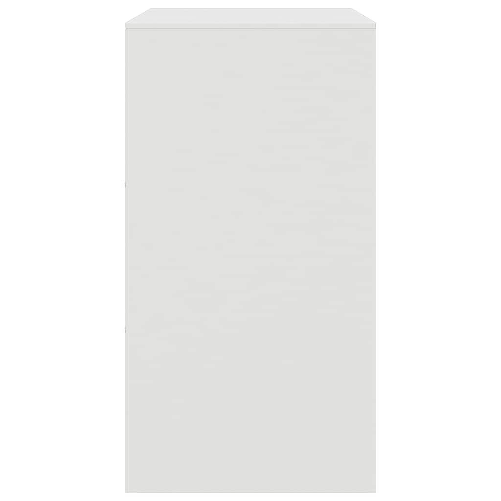 Aparador 67x39x73 cm aço branco