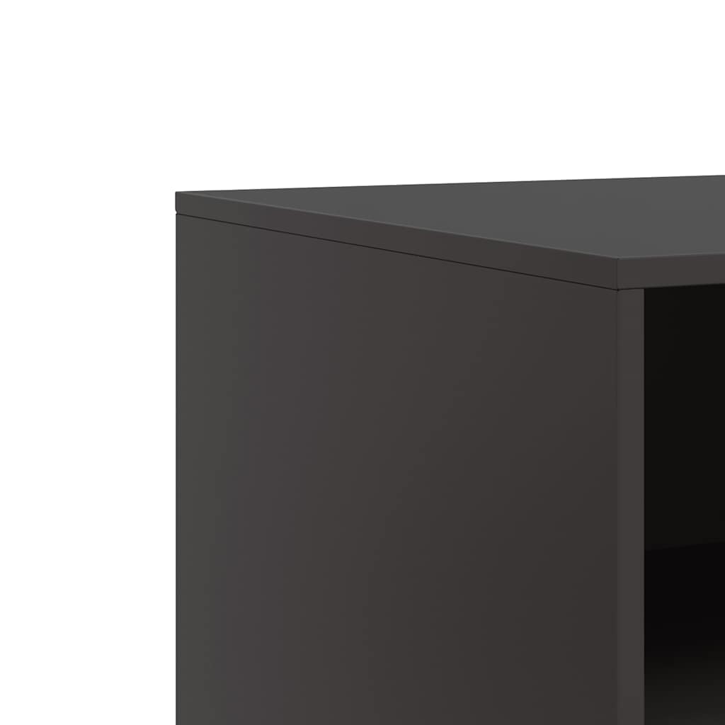 Móvel de TV 67x39x44 cm aço preto