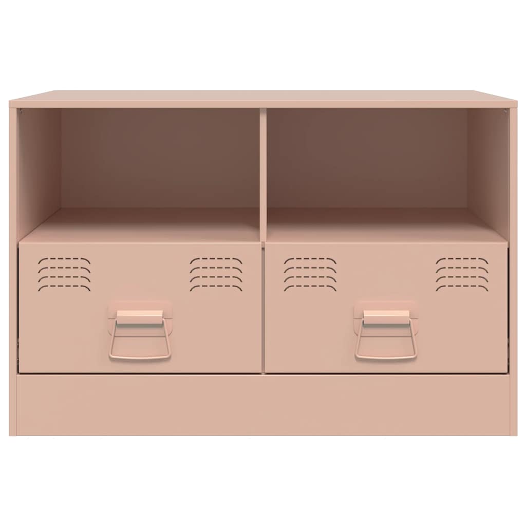 Móvel de TV 67x39x44 cm aço rosa