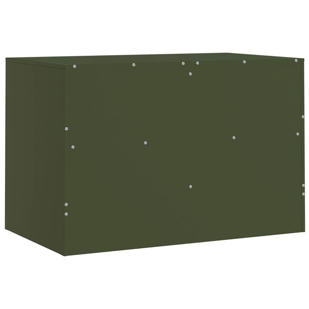 Móvel de TV 67x39x44 aço verde azeitona