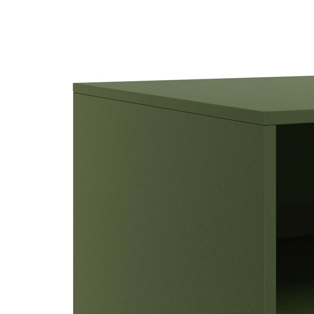 Móvel de TV 67x39x44 aço verde azeitona