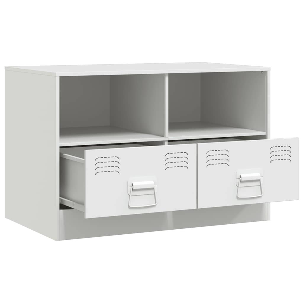 Móvel de TV 67x39x44 cm aço branco