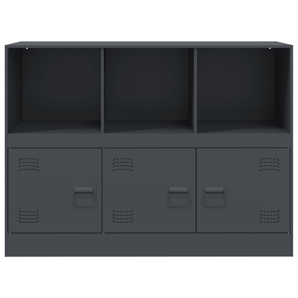 Aparador 99x39x73 cm aço antracite