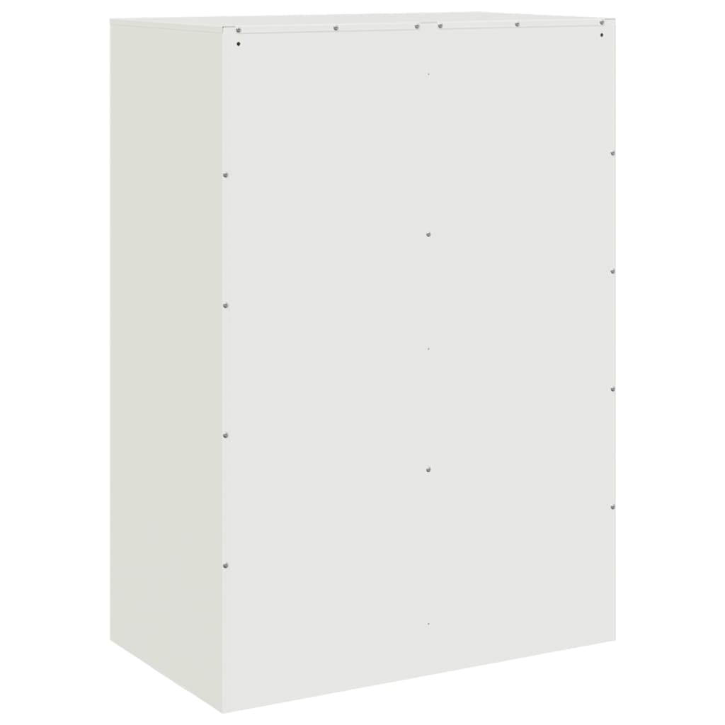 Aparador alto 67x39x95 cm aço branco