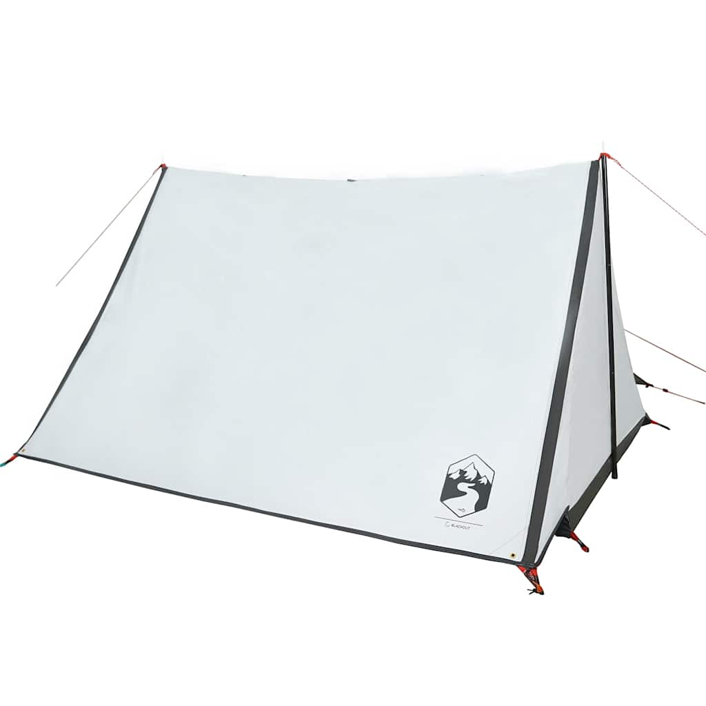 Tenda de campismo p/ 2 pessoas tecido opaco impermeável branco