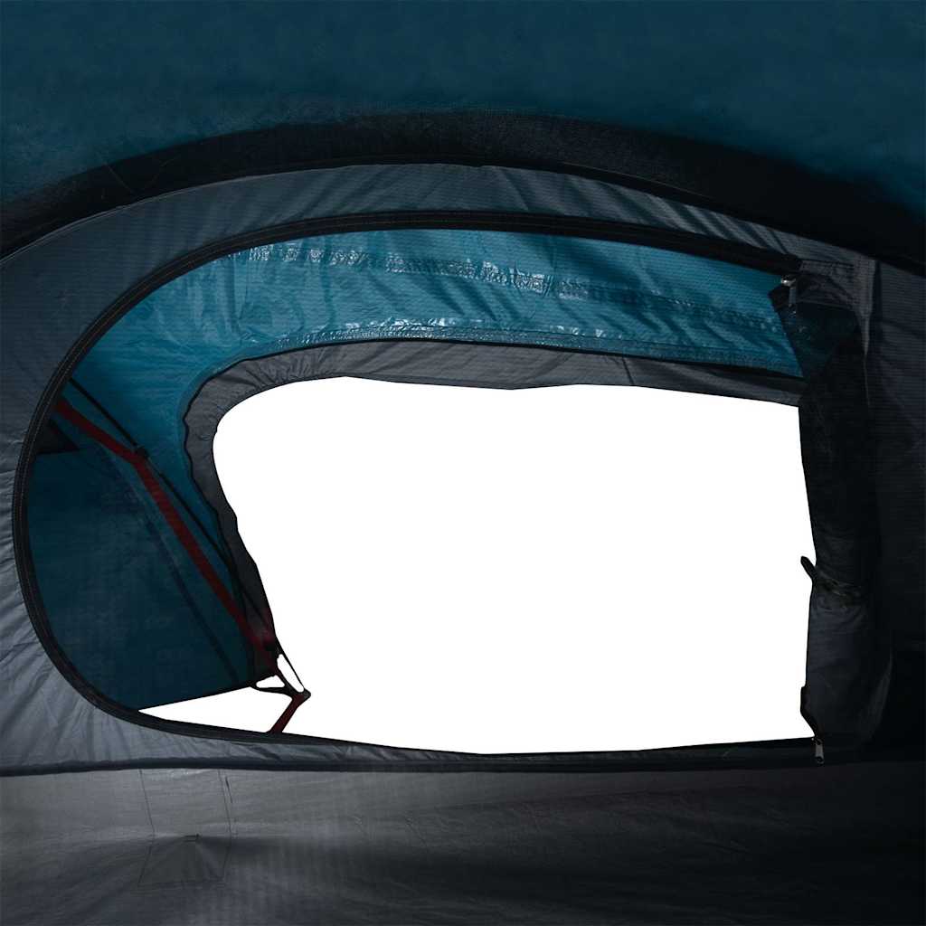 Tenda de campismo cúpula para 1 pessoa impermeável azul