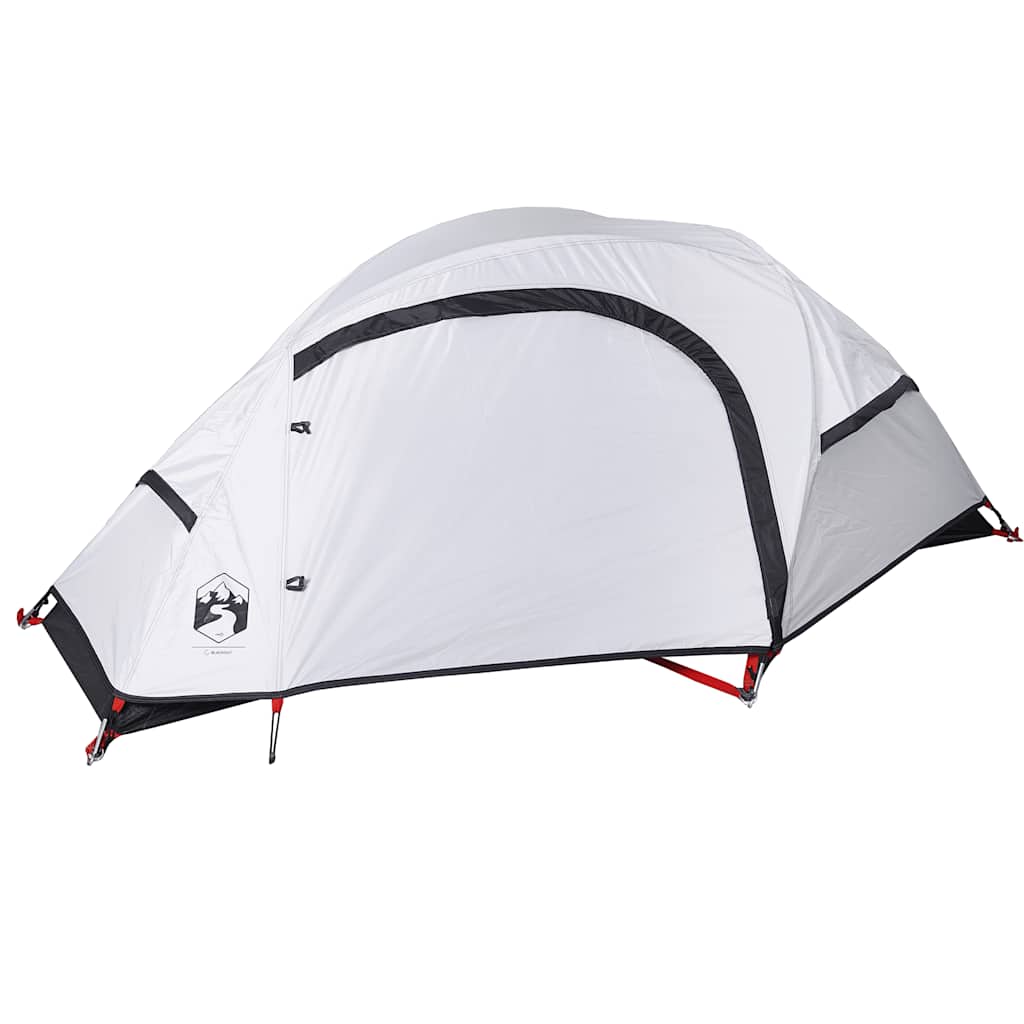 Tenda de campismo cúpula p/ 1 pessoa opaca impermeável branco